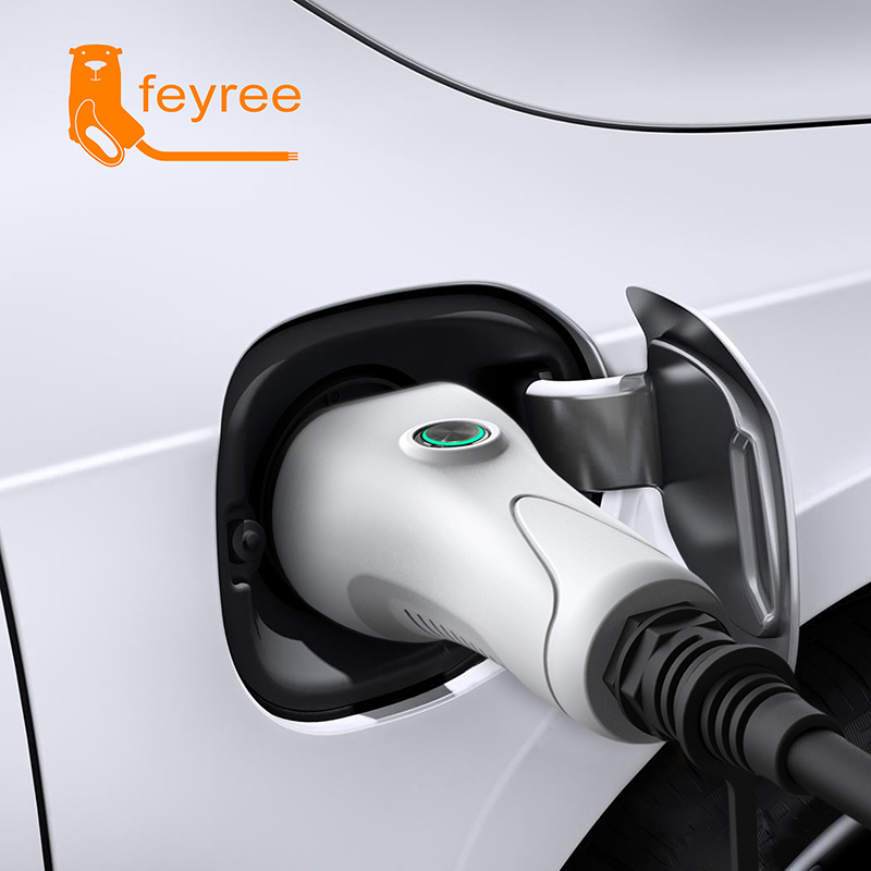 Outdoor Power Plug In - Feyree V2L Kabel Elektroauto Seitenauslass-Stecker EV-Ladegerät