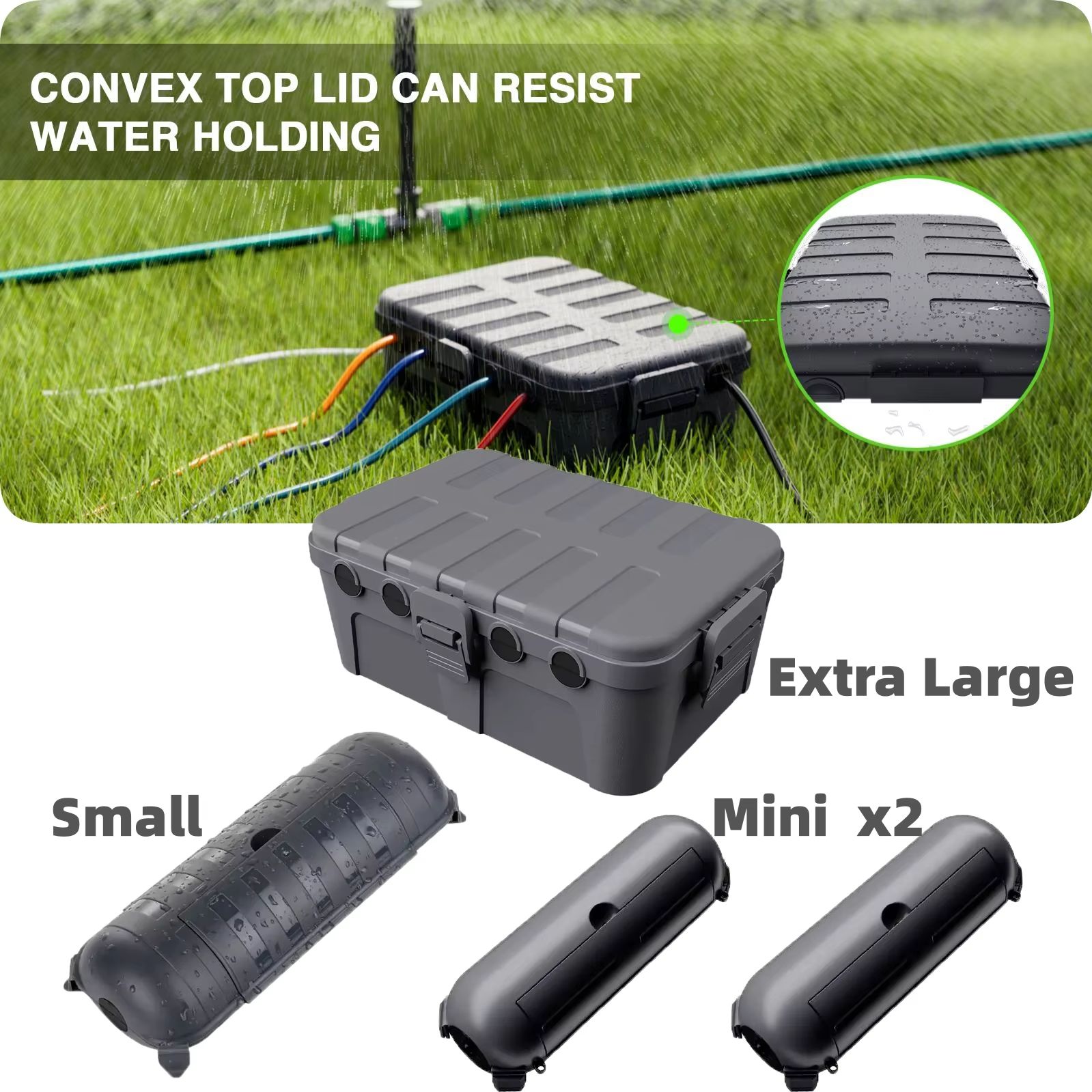 Outdoor Power Strip With Cover - Große Wetterfeste Outdoor-Elektrobox-Kabelabdeckungen zum Schutz von
