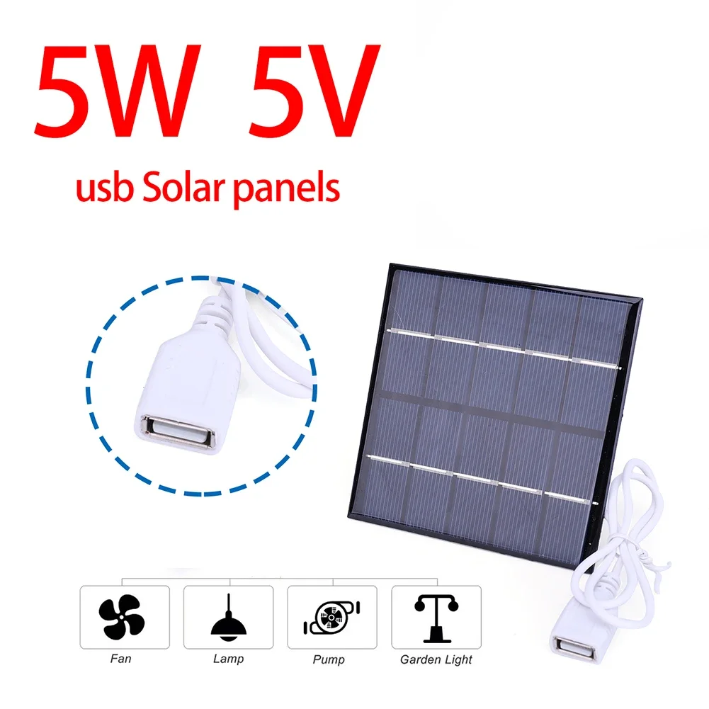 Outdoor Power Board - 5W 5V Solar Panel Solar Batterie