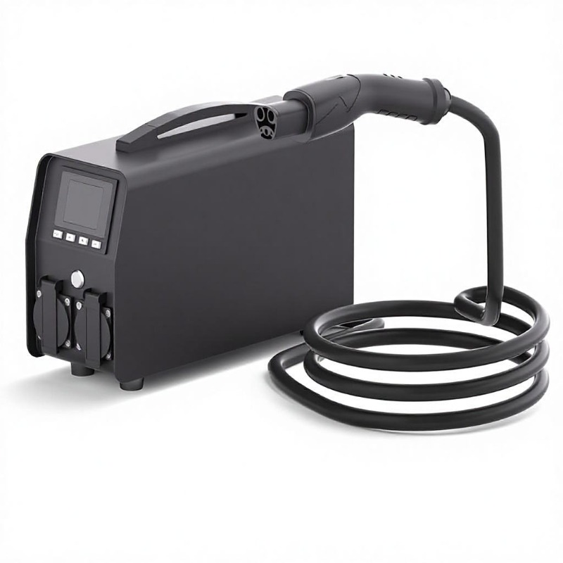 Outdoor Power Adapter - Tragbarer EV-Entladewandler DC zu AC Konverter