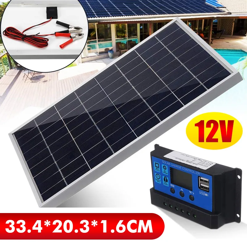 Outdoor Power Board - 50 W Solarpanel-Set, monokristallines Ladegerät mit