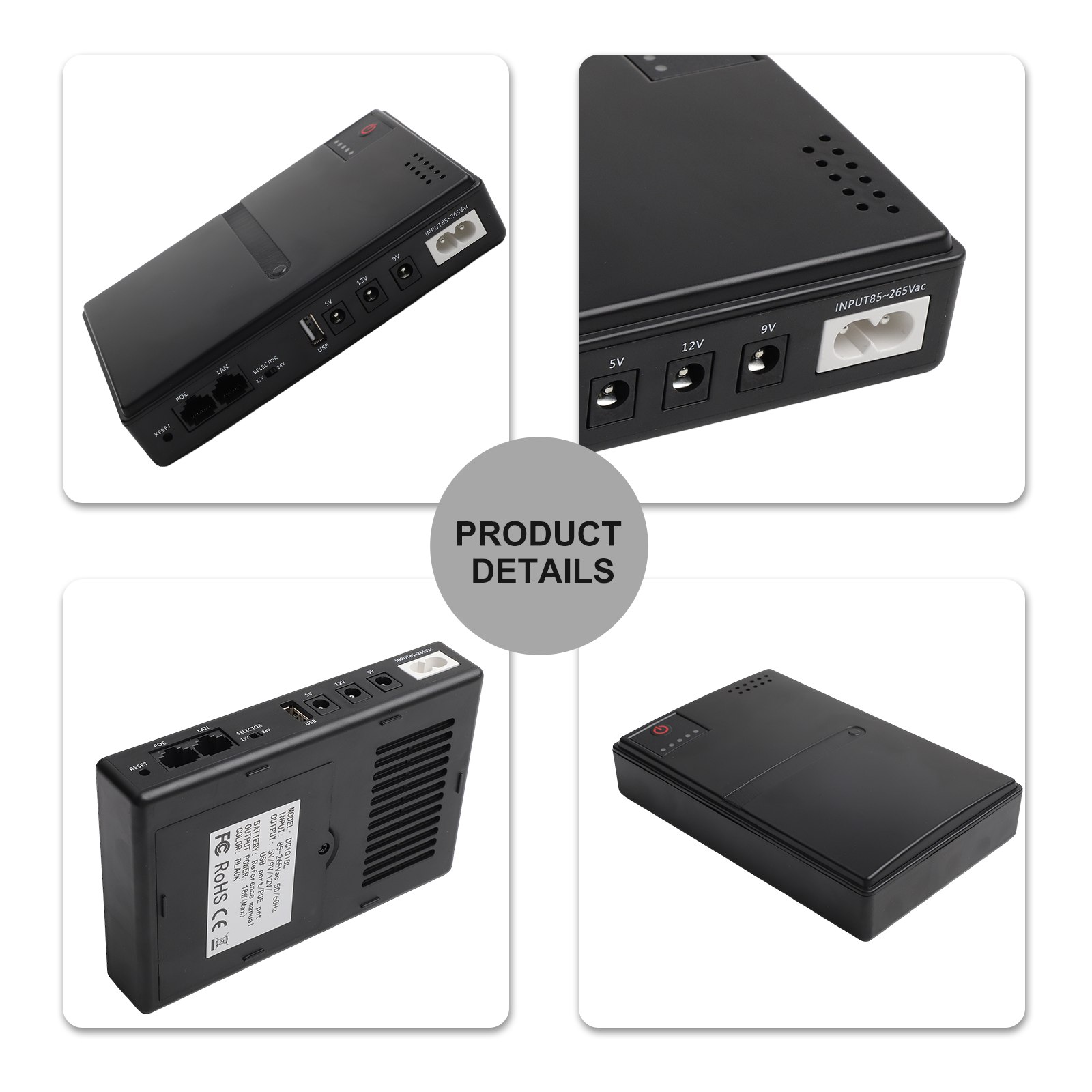 1018L 5V 9V 12V Backup-DC-USV  – Outdoor Uninterruptible Power Supply Bewertung und Preis