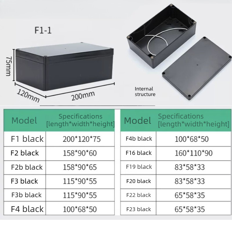 Typ F Schwarze Wasserdichte An – Outdoor Powerwall Bewertung und Preis