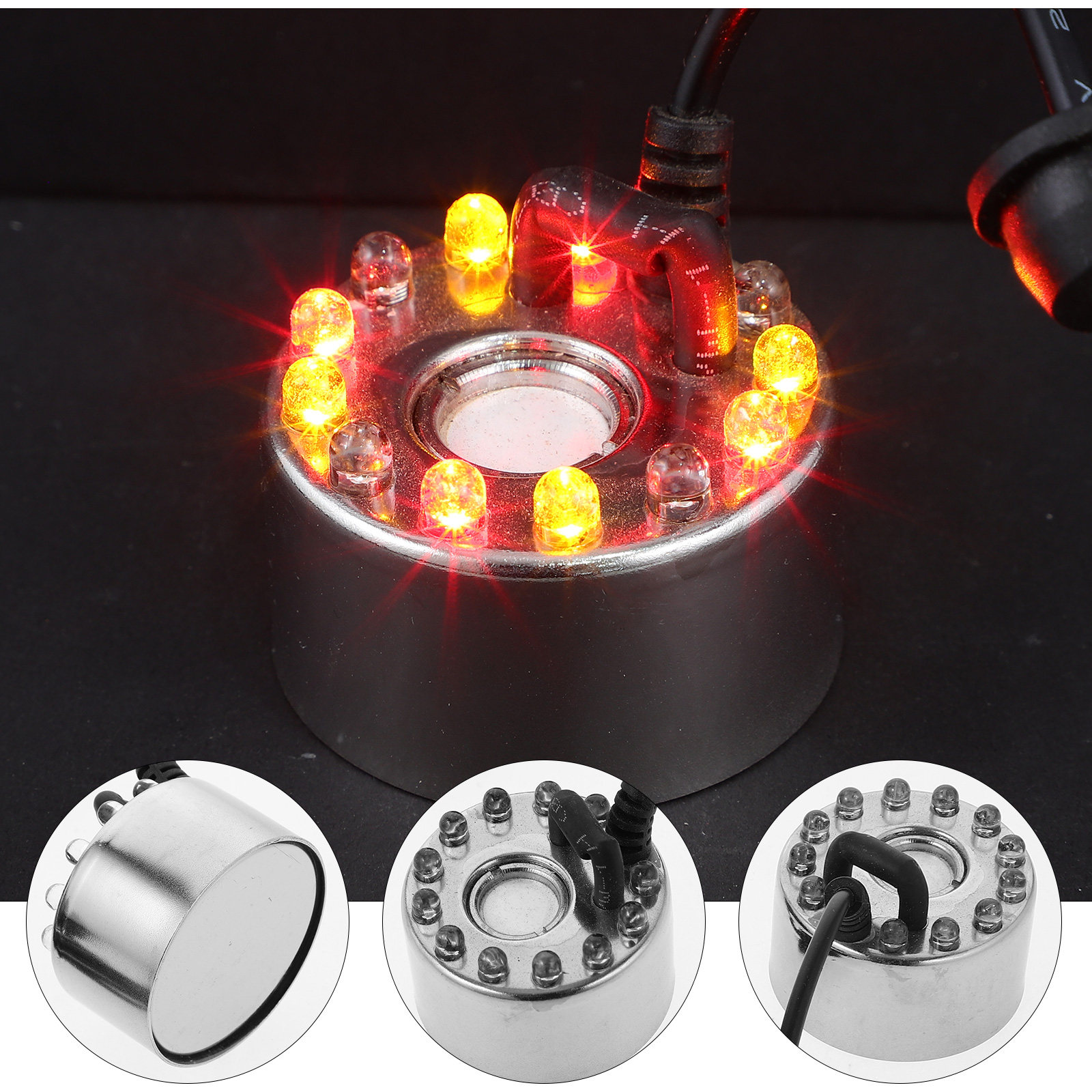 12 Farbige LED 16mm Ultraschal – Outdoor Power Adapter Bewertung und Preis