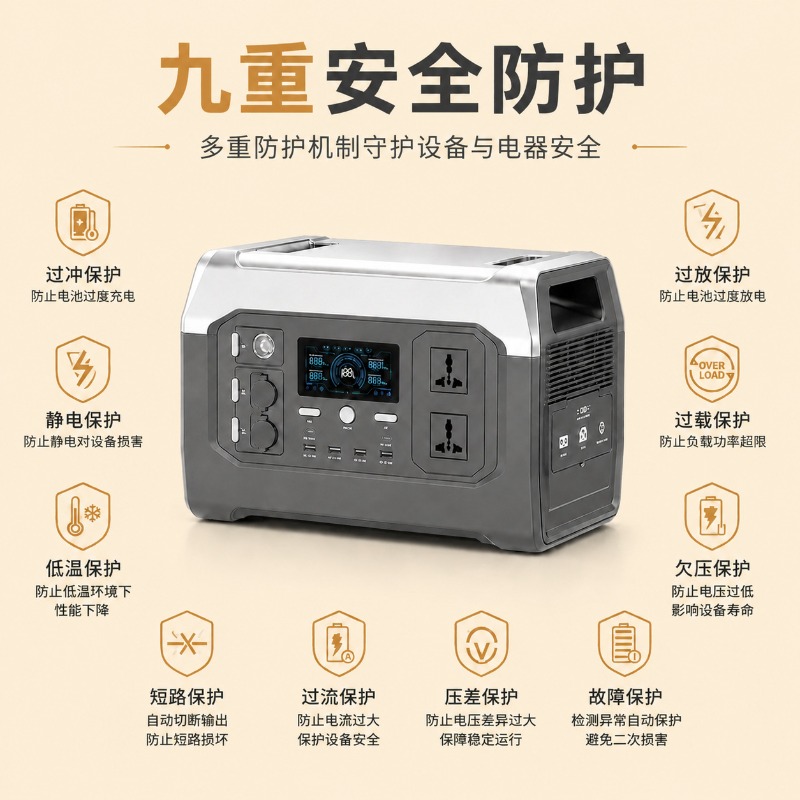 1800W Tragbare Stromstation, U – Outdoor Uninterruptible Power Supply Bewertung und Preis