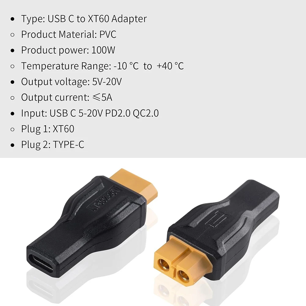 USB C auf XT60 Adapter Konvert – Outdoor Power Adapter Bewertung und Preis